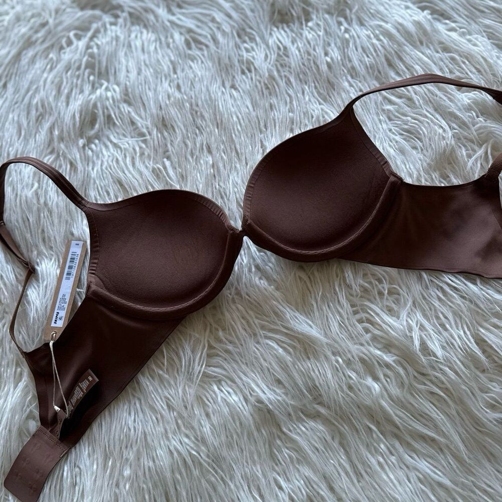 Skims Ultimate Pushup Plunge Bra Jasper Size 30D - Picture 10 of 11
